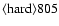 ${\rm\langle hard \rangle 805 }$