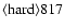 ${\rm\langle hard \rangle 817 }$