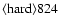 ${\rm\langle hard \rangle 824 }$