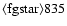 ${\rm\langle fg star\rangle 835 }$