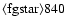 ${\rm\langle fg star\rangle 840 }$