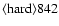 ${\rm\langle hard \rangle 842 }$