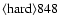 ${\rm\langle hard \rangle 848 }$
