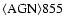 ${\rm\langle AGN\rangle 855}$