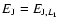 $E_{\rm J}=E_{{\rm J},L_1}$
