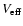 $V_{\rm eff}$