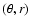 $(\theta,r)$