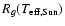 $R_g(T_{\rm eff,Sun})$