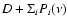 $D+ \Sigma_i P_i(\nu)$