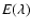 $E(\lambda)$
