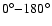 $0^{\circ}{-}180^{\circ}$
