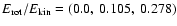 $E_{\rm rot}/E_{\rm kin} = (0.0,~0.105,~0.278)$