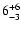 $\rm 6^{+6}_{-3}$