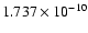 $1.737\times 10^{-10}$