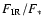 $F_{\rm IR}/F_*$