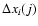 $\Delta x_i(j)$