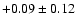$+0.09\pm0.12$