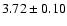 $3.72\pm0.10$