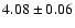 $4.08\pm0.06$