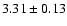 $3.31\pm0.13$