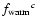 $f_{\rm warm}{}^{{c}}$