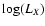 $\log(L_X)$
