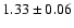 $1.33\pm0.06$