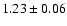 $1.23\pm0.06$