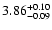 $3.86^{\rm +0.10}_{-0.09}$