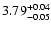 $3.79^{\rm +0.04}_{-0.05}$