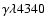 $\gamma\lambda 4340$