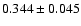 $0.344\pm 0.045$