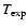 $T_{\rm exp}$