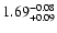 $1.69^{\rm -0.08}_{+0.09}$