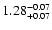 $1.28^{\rm -0.07}_{+0.07}$