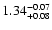 $1.34^{\rm -0.07}_{+0.08}$