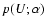 $p(U;\alpha)$