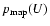 $p_{\rm map}(U)$