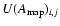 $U(A_{\rm map})_{i,j}$