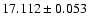 $17.112\pm0.053$