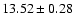 $13.52 \pm 0.28$