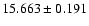 $15.663 \pm 0.191$