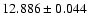 $12.886 \pm 0.044$