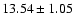 $13.54 \pm 1.05$