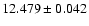 $12.479 \pm 0.042$