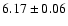 $ 6.17 \pm 0.06$