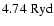 $4.74~{\rm Ryd}$