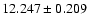 $12.247 \pm 0.209$