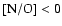 ${\rm [N/O]} < 0$