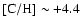 ${\rm [C/H]} \sim +4.4$